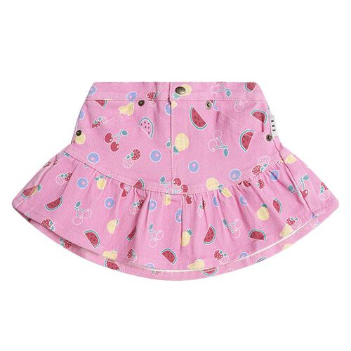 Huxbaby Pink Fruit Emoji Frilly Skirt 1-2Y